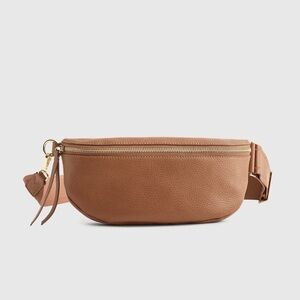 Quince Italian Pebbled Leather Sling Bag -Brand New